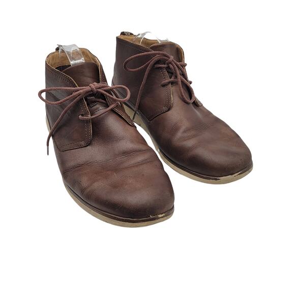 UGG Freamon Chukka Waterproof Leather Ankle Boots Men's Size 13 Brown Lace Up - Picture 1 of 8